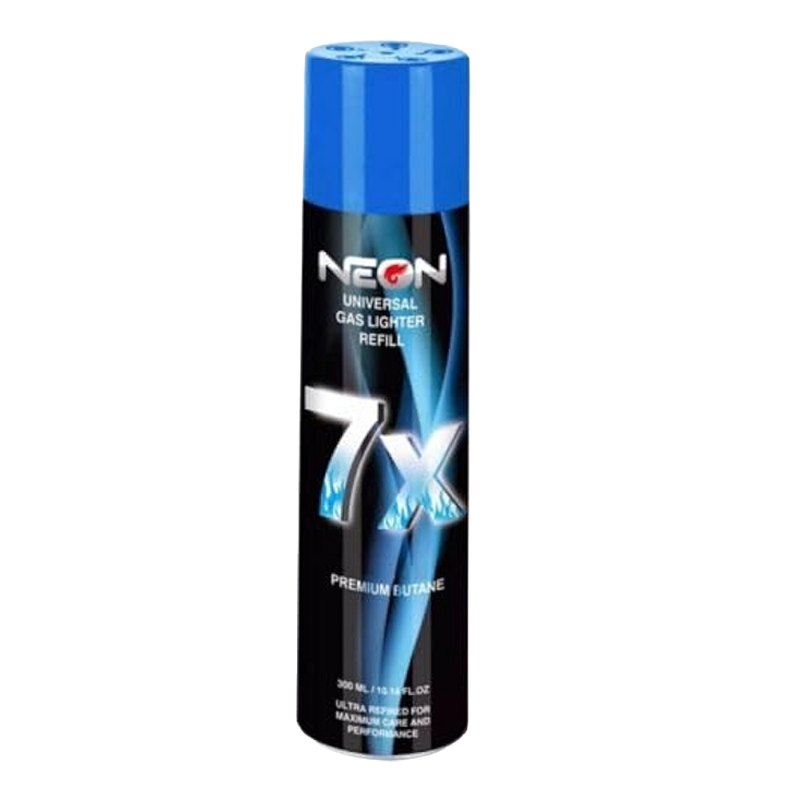 NEON Universal Gas Lighter Butane Refill 7X - 300mL / 10.14 FL OZ